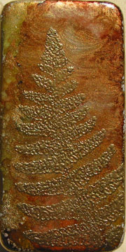 Fern in a Golden Forest