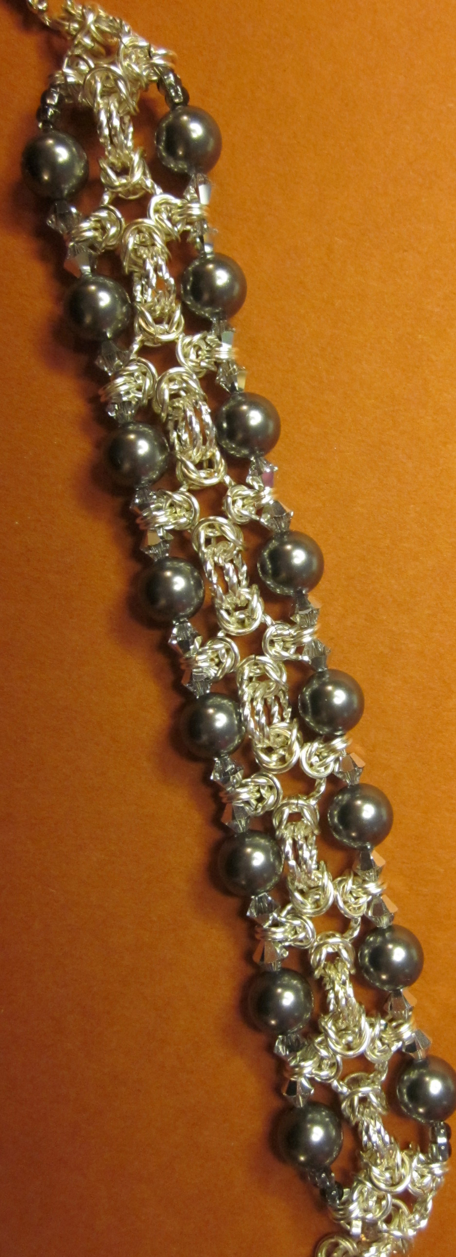 Chain and Pearl Bracelet