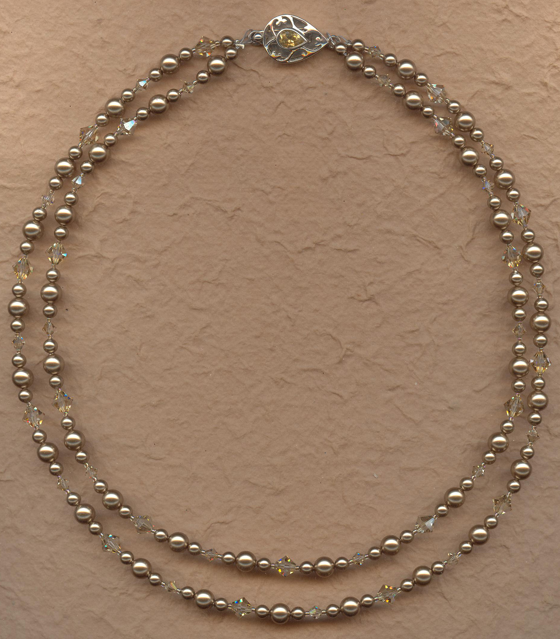 Pearl & Crystal Necklace