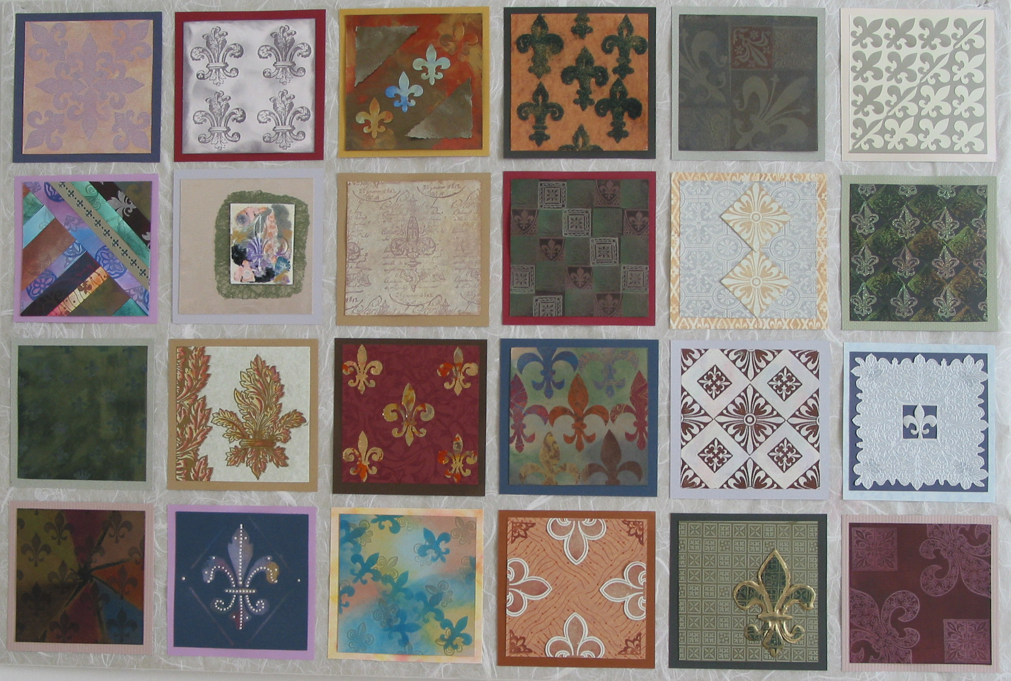 Fleur de Lys Collage